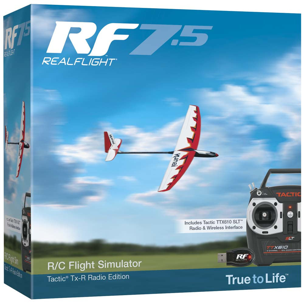 RealFlight 7.5 w/Tactic TTX610 – Hobby Engineering