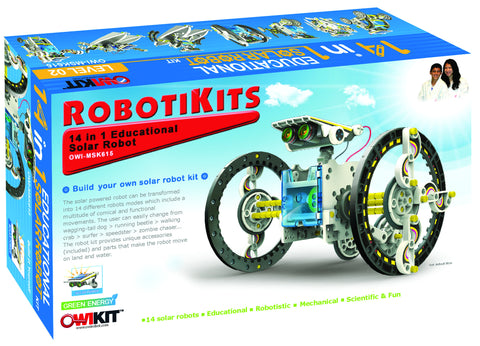 14 in 1 Educational Solar Robot